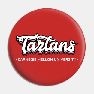 CMU Tartans - Cursive Pin