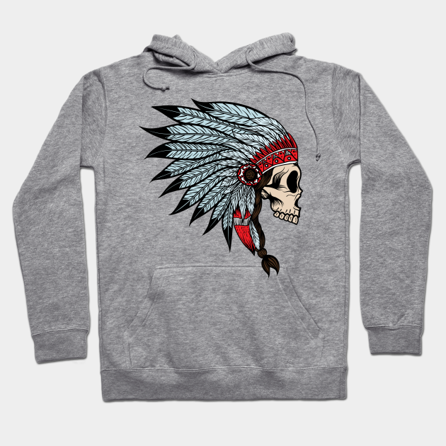 indian skull hoodie