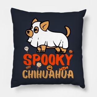 Spooky Chihuahua Pillow