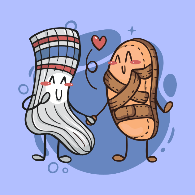 Funny Socks and Sandals, the Perfect Match by SLAG_Creative