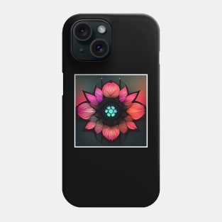 beautiful red flower Phone Case