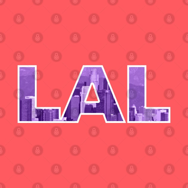 Los Angeles Lakers LAL Skyline by StupidHead