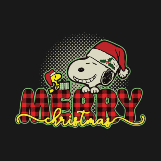 SNOOPY HAPPY MERRY CHRISTMAS - Snoopy Christmas - T-Shirt