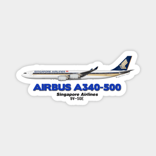 Airbus A340-500 - Singapore Airlines Magnet