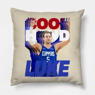 Luke Kennard "Cool Hand Luke" Graphic Tee | Vintage Retro-Inspired LA Clippers Bootleg T-Shirt Pillow