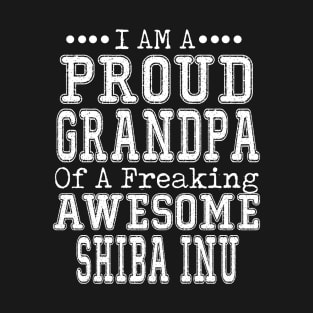 Proud Grandpa Of An Awesome Shiba Inu T-Shirt