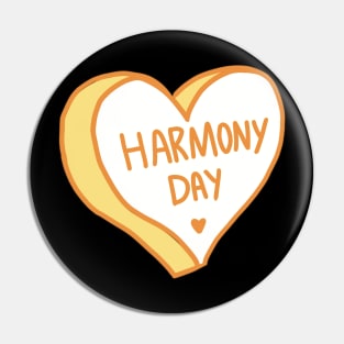 Happy Harmony Day Pin