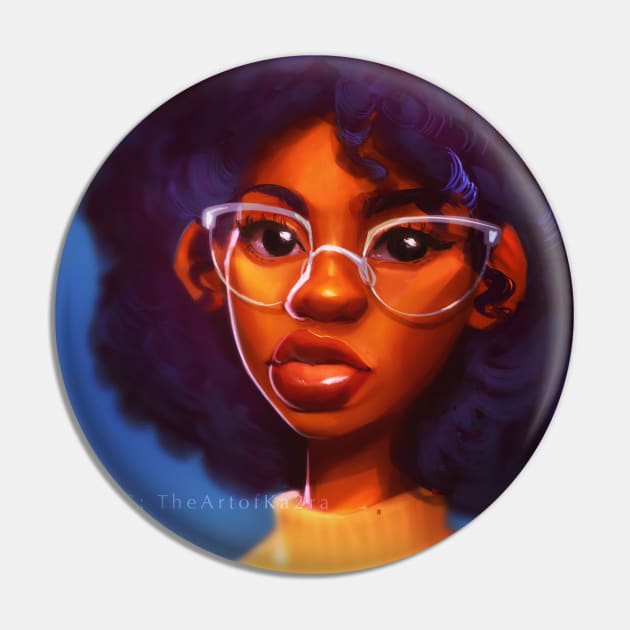 'Fro Pin by The Art of Ka2ra