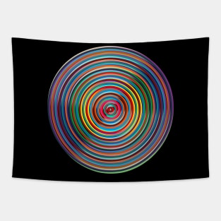 Concentric Colors Tapestry