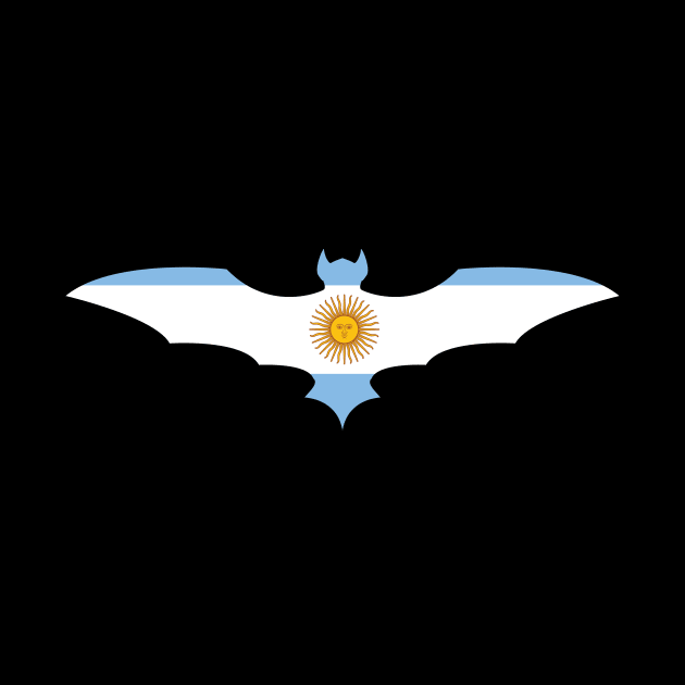 Bat Flag of Argentina by Wickedcartoons