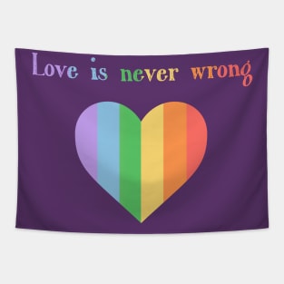 Love is never wrong Tapestry