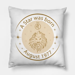 Birthday T-Shirt - Zodiac Leo Pillow