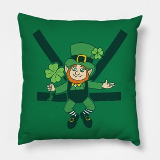 Leprechaun Baby Harness -  Funny Sarcastic Saint Patricks Day Pillow