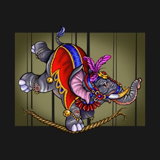 Balancing Act Elephant T-Shirt