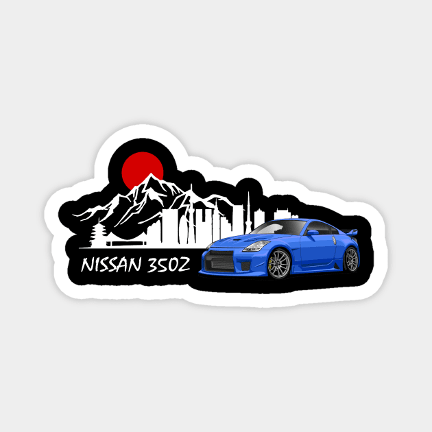 Nissan 350Z, JDM Car Magnet by T-JD