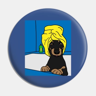 Funny Dachshund Dog Pin