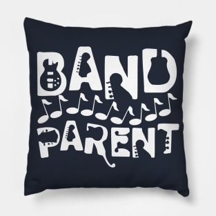 Musical Band Parent Music Notes White Pillow