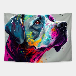 Dog Artwork Tapestry