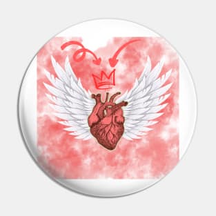 Heart design Pin