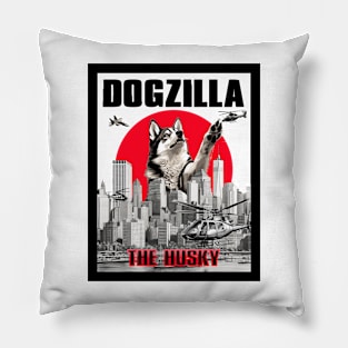 Dogzilla: The Husky Pillow