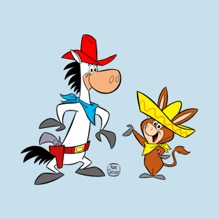 Quick Draw McGraw and Baba Looey in Color T-Shirt