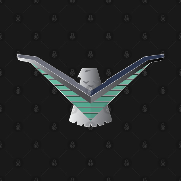 Thunderbird Emblem V Wings Black by PauHanaDesign