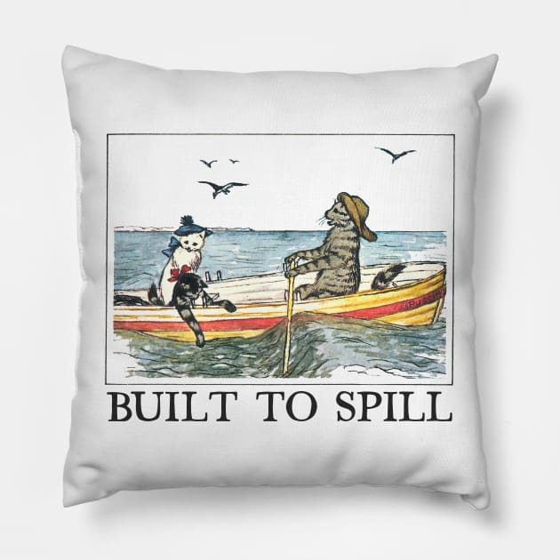 Built To Spill   --- Original Fan Artwork Pillow by unknown_pleasures