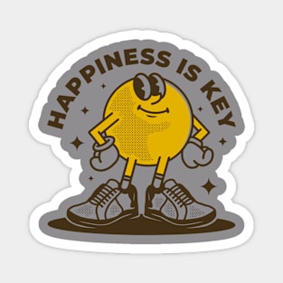 Happiness is key Magnet