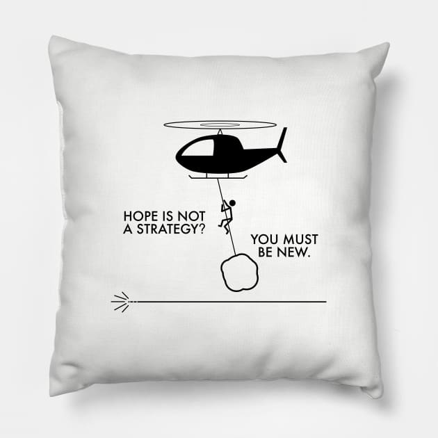 Minimalist: Impossible - Fallout Pillow by Kinowheel