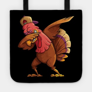 Dabbing Turkey Thanksgiving Day Gifts Boys Kids Men Tote