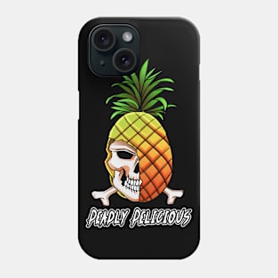 Pineapple Skull Deadly Delicious Phone Case