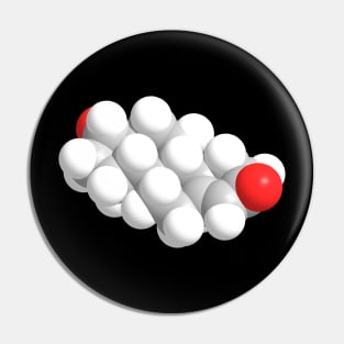 Testosterone Molecule Chemistry Pin