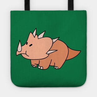 Beige Triceratops Tote