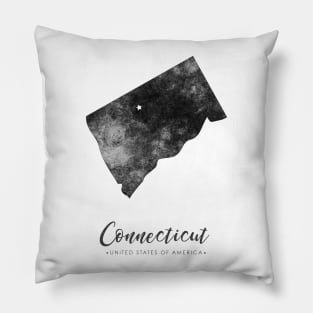 Connecticut state map Pillow