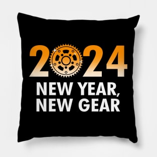 2024 New Year Cycling Meme Gift For Cyclist Pillow