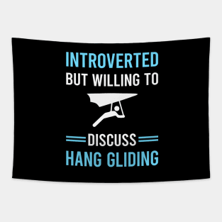 Introverted Hang Gliding Glider Tapestry