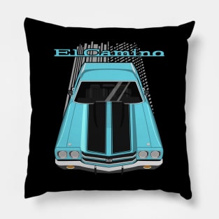 Chevrolet El Camino SS 1970 - turquoise Pillow