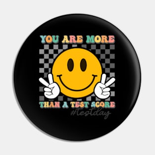 Teacher Testing Test Day You Are More Than A Test Score Pin