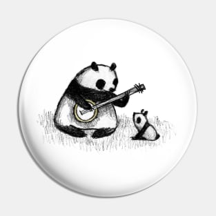 Banjo Panda Pin