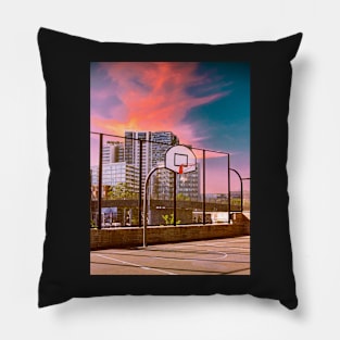 City Basketball Pillow