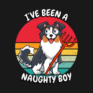 ive been a naughty boy - collie T-Shirt