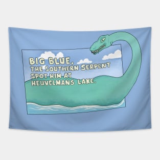 le monstre marin Big Blue Tapestry