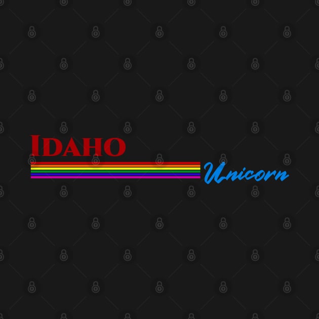 Idaho Unicorn Gift by Easy On Me