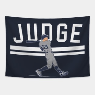 Aaron Judge Slugger Swing Tapestry