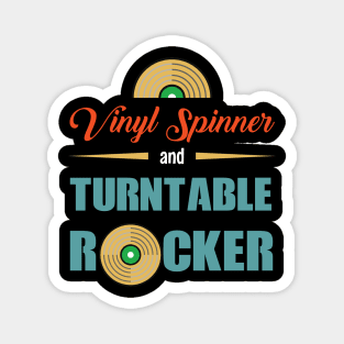 Record Collector and Vintage Vinyl Lover Turntable Music Magnet