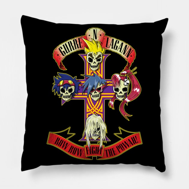 Row Row Fight the Powah! Pillow by Krobilad