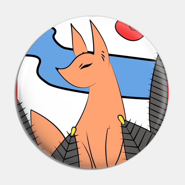 kiriko's fox Pin by JamesCMarshall