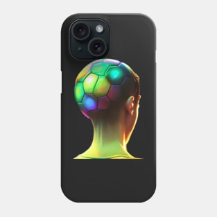 Football Head Neon Phone Case