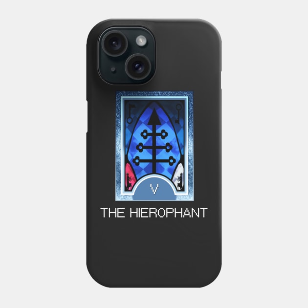 The Hierophant Arcana Tarot Card Phone Case by loveandlive