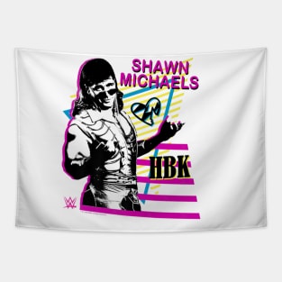 Shawn Michaels HBK Neon Poster Tapestry